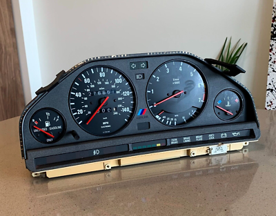 B2 BW-DR01C BMW E30 Chrome Cluster Dashboard Dial Gauge Rings M3 EVO