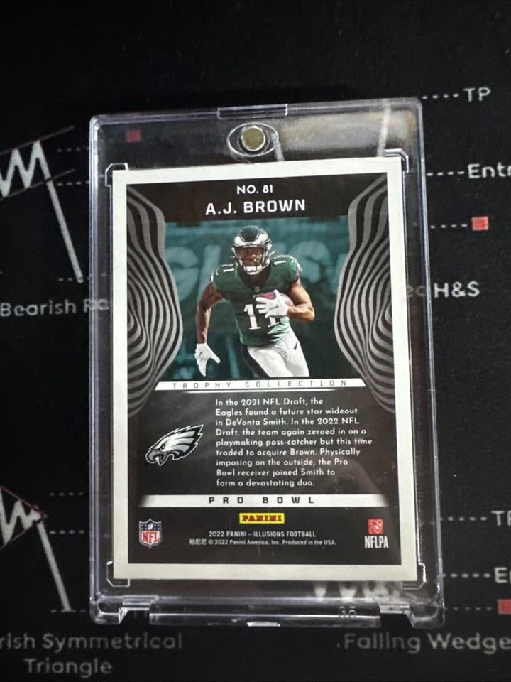 2022 Panini Illusions - Trophy Collection Conference #81 A.J. Brown /2 - Image 2 of 2