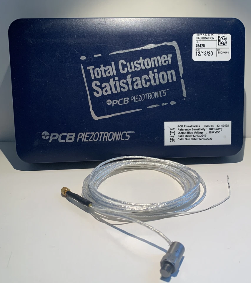PCB Piezotronics 350B34 Reference Sensitivity:.9041mV/g output 10.6VDC*Pre-Owned - Image 3 of 4