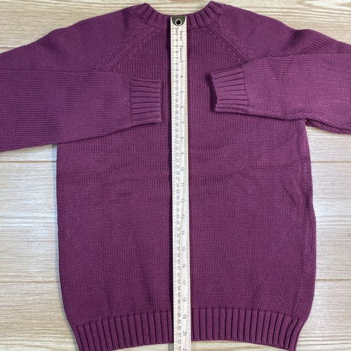 Boys Sweater Size M Lands' End Unisex V-Neck Pullover Girls Knitted Sweatshirt - Picture 12 of 14