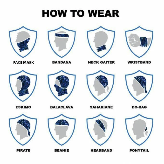 Consigue 2 máscaras $10,94 tonos grises camuflaje sa armadura de sal protector facial polaina bandana Foto 3 de 4