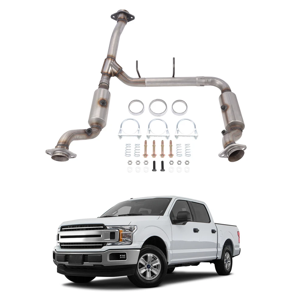 Left Right Catalytic Converter for Ford F-150 2015 2016 2017 2018 2019 2020 2.7L Foto 2 de 4