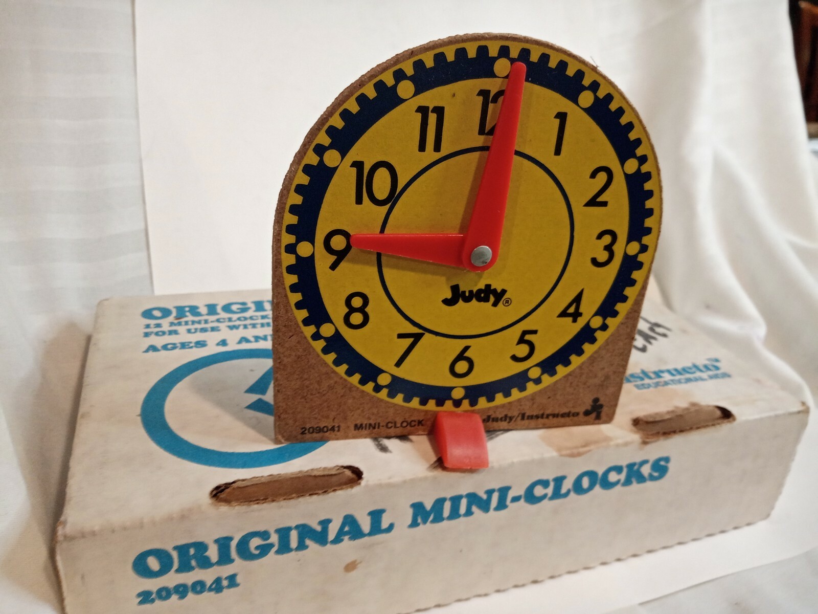 VINTAGE JUDY INSTRUCTO MINI CLOCK ORIGINAL 209041 SET 11 eBay