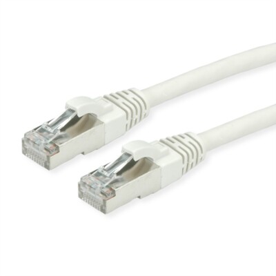 S/FTP-Kabel Kat.7, LSOH, mit RJ-45 Steckern (500 MHz / Class EA), grau, 5 m