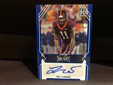 2022 Leaf Blue Draft Autograph Tre Turner RC #BA-TT IHokies