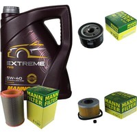 Mannol 5L Extreme 5W-40 Motor-ÖL+Mann-Filter FüR Renaultlaguna I B56_ 1.9 Dti