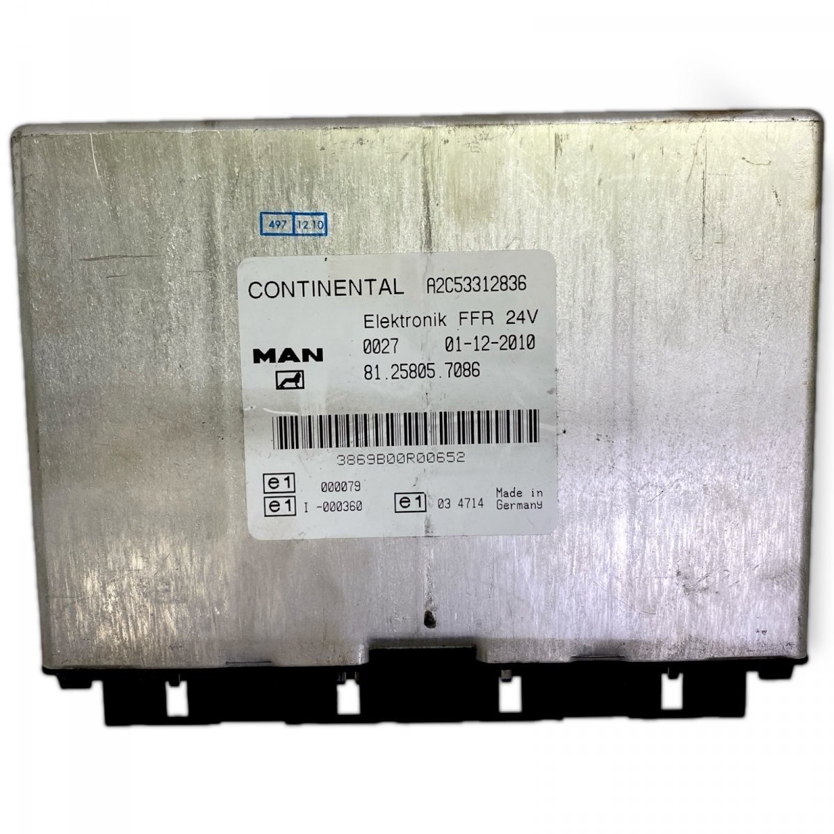 MAN Lion's bus TP2029522 Control Unit, FFR 81258057086 81.25805-7086 81258057078