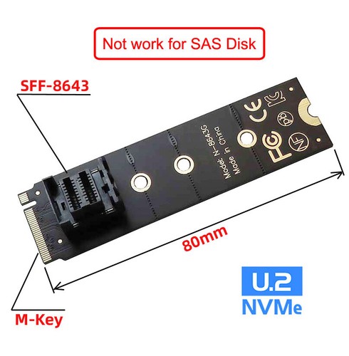 NFHK U.2 U2 Kit SFF-8639 NVME PCIe SSD Adapter for