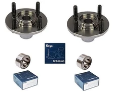 1992-2000 HONDA Civic Front Wheel Hub & (KOYO) Bearing Kit (EX COUPE, SI) PAIR