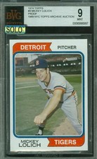 1974 TOPPS LOA # 9 MICKEY LOLICH  PROOF BGS 9 MAC SOLO FINEST GRADE $300 CARD *