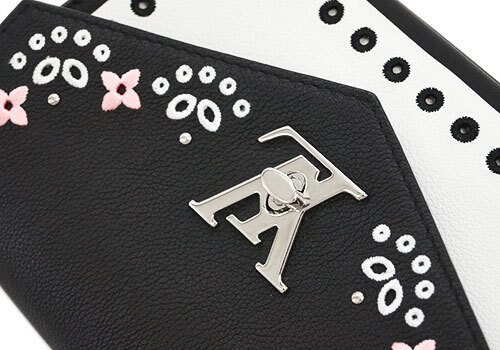 LOUIS VUITTON M53954 My Rock Me BB Black x White Chain Shoulder 