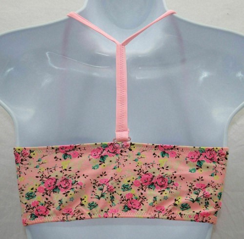 Native Intimates Bralette Removable Straps Pink Floral Size Small - Picture 2 of 2