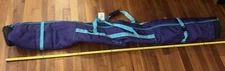 Vintage 78” Long Ski Bag 90s  Purple With Teal Strapes