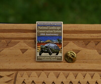 National Landscape Conservation System 10th Anniversary California Pin Pinback