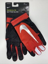 Men's Red Nike Vapor Elite Batting Glove Red 2XL New