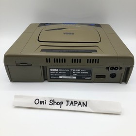 Sega Saturn SS Home Console HST-3210 Grey Tested working NTSC-J w/ Ctrlr+Cables