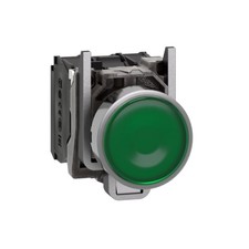 1PC SCHNEIDER ELECTRIC XB4BW33B5 Illuminated Pushbutton, 22mm, Spring, 1NO+1NC,