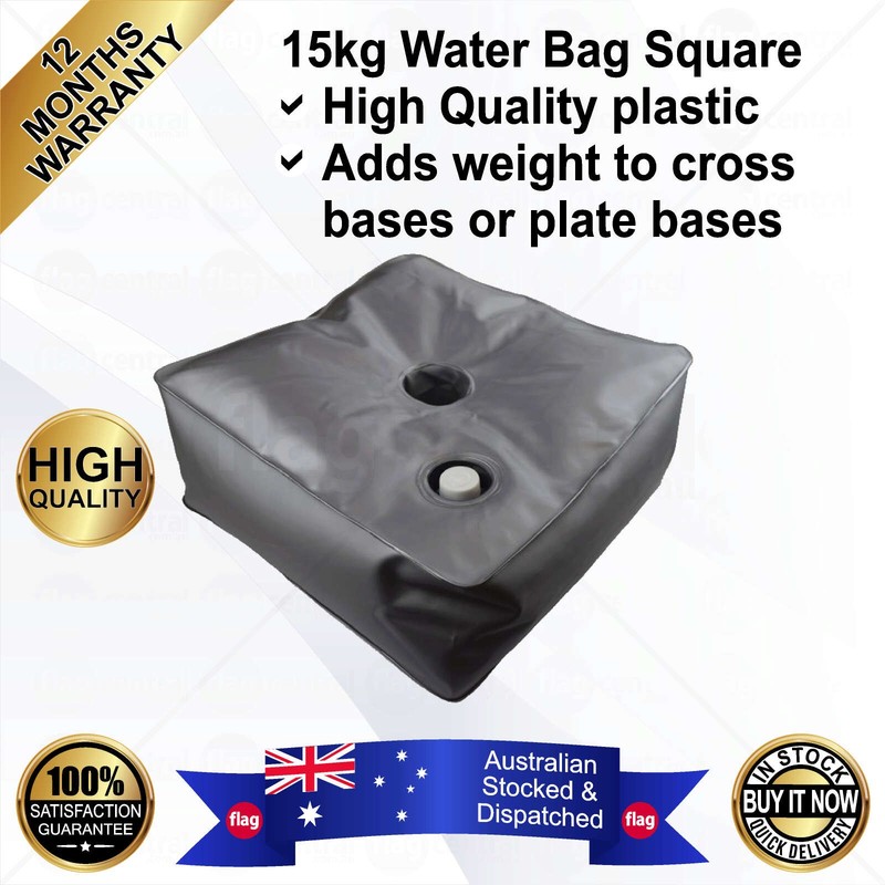 B - BREAKFAST Deluxe Double-Sided Brown 2.4m Teardrop Flag / Banner Kit with Pole Set, Galvanised Steel Ground Spike, Steel Outdoor Cross Base, Free 15kg Water Bag and a Free Carry Bag - 3