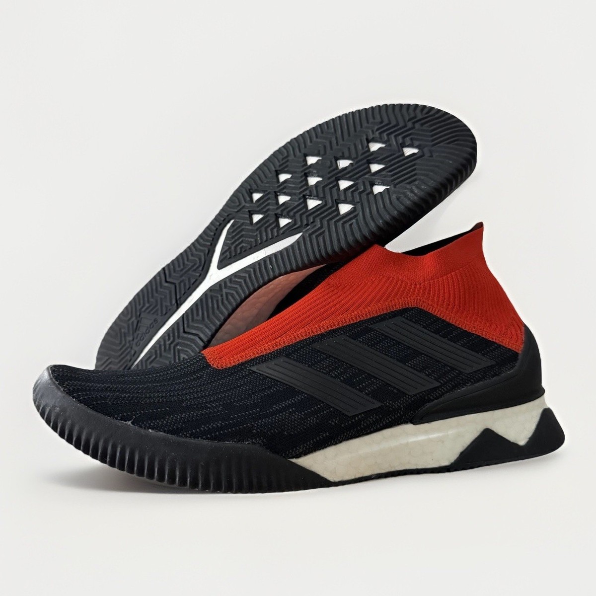 Size 10.5 - adidas Predator Tango 18+ Turf Soccer Black Red AQ0603