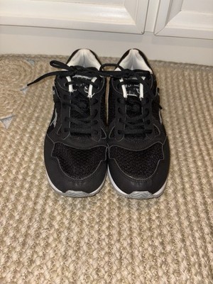 KangaROOS Womens Pocketpass Black And White Sneakers In Size 10-EUC