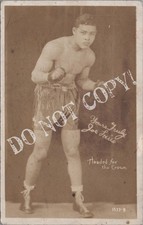 RPPC-Boxing-Boxer-Joe Louis-Headed for Crown-Heavyweight Champion-Real Photo-RP