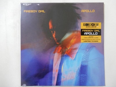 Fireboy DML Apollo Ybnl Nation ERE605 Nigeria sealed,Tangerine/Yellow VINYL LP