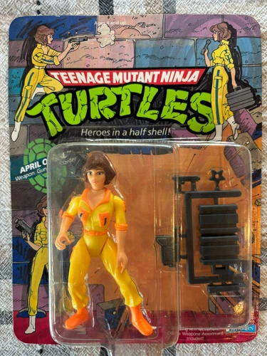 1988 TMNT "April O'neal factory sealed on un punched card great condition! Read