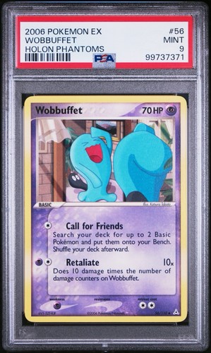 Wobbuffet graded PSA 9 for sale on eBay