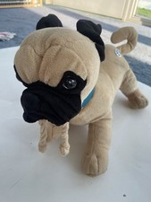 Bulldog Puppy Dog Nintendo Nintendogs w/ Collar Plush Animal- Not Working