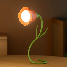 Rose Light Flower Lamp 360° Flexible Portable USB Rechargeable Night Light Decor