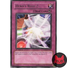 Yugioh Hero's Rule 2 DP06-EN025 Rare 1st Edition NM