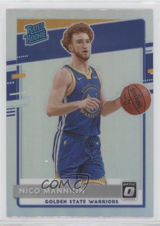2020-21 Panini Donruss Optic Rated Rookie Holo Prizm Nico Mannion #190 02i7