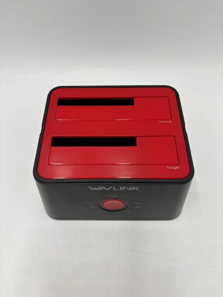 WAVLINK USB 3.0 to 2.5" 3.5'' SATA Hard drive Docking Station Dual Bay HDD/SDD - Image 4 of 4