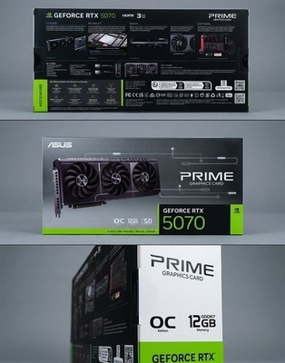 ASUS Nvidia GeForce RTX 5070 Prime 12GB OC Grafikkarte OVP Ungeöffnet Neu