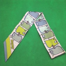 Hermes Twilly Camails Blue Brand New Accessories