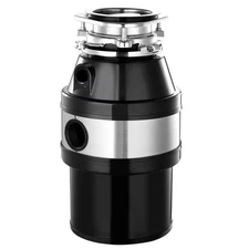 Garbage Disposal 3/4 HP 4000RPM Under Sink Kitchen Food Waste Disposer w/ Plug