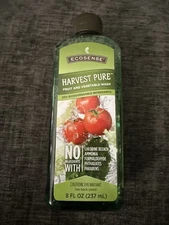 Ecosense Harvest Pure Fruit & Vegetable Wash 8 fl oz 99% Biodegradable Formula