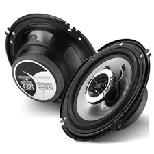 6in 2-Way Coaxial Car Speakers, 400W (100W RMS), 6-Inches Coaxial-2 Way