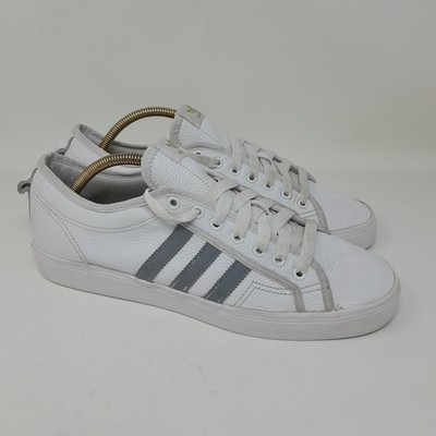 Adidas Nizza Turnschuhe Herren UK 11 Lo CL Schuhe weiß grau