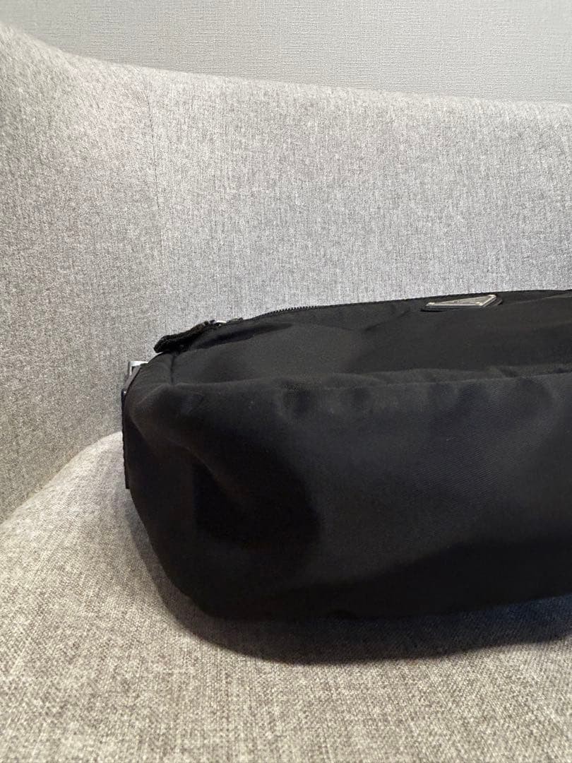 PRADA Tessuto Nylon Camera Bag Crossbody Shoulder Bag Black Zip Pocket thumbnail 22