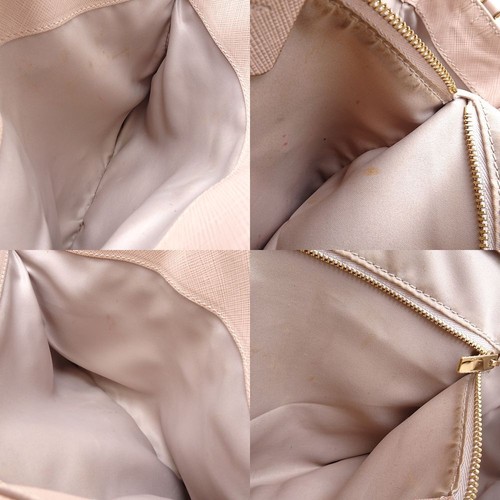 Salvatore Ferragamo Gancini GG 21F317 2Way bag leather pink beige 351417 used - Picture 9 of 9