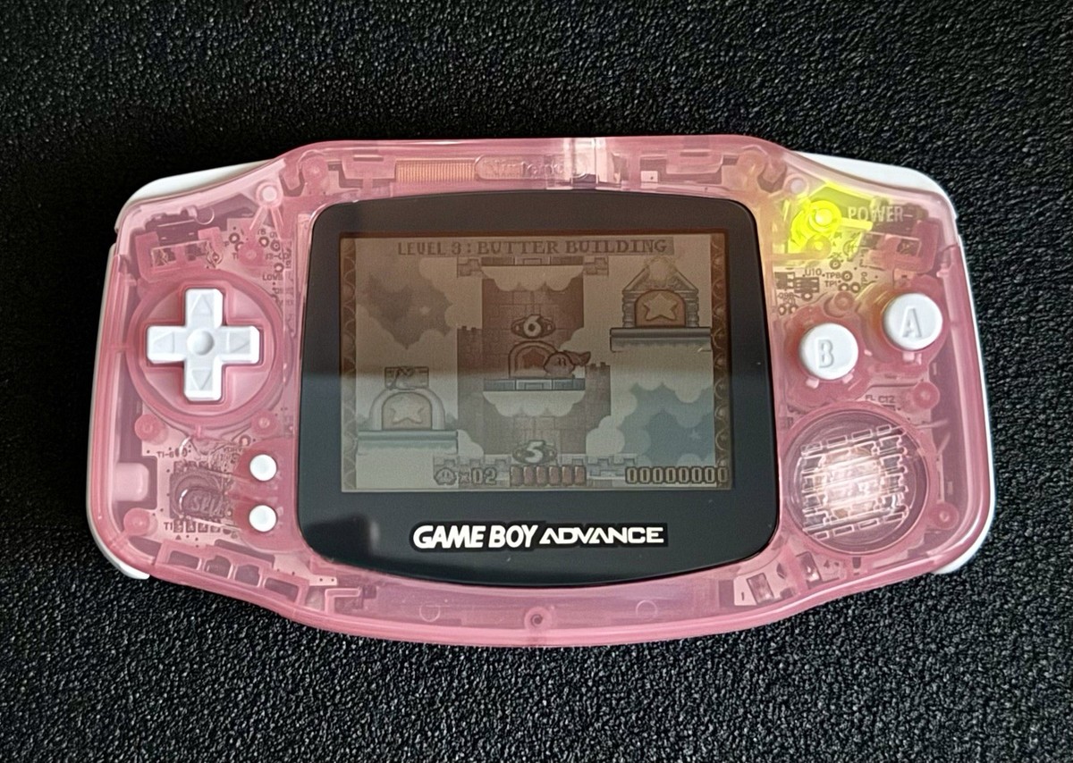 ゲームボーイアドバンス(GBA、GAME BOY ADVANCE) ピンク 本体 GBA Fuchsia Pink Nintendo Game Boy Advance AGB-001 Tested