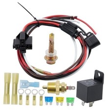 Electric Fan Relay Kit With Thermostat For 10121416 Inch Cooling Fans 40a