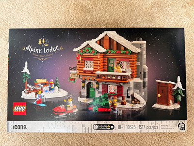 SEALED NEW Great Cond. LEGO IconsAlpine Lodge 10325 Winter Village Collection