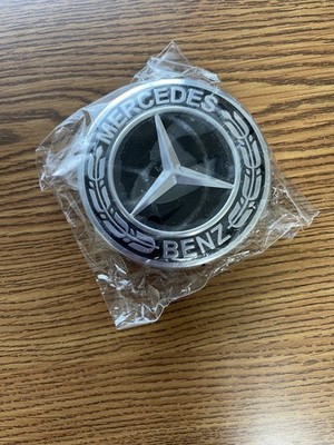 Center Cap Mercedes Benz A222400 22 00 Wheel OEM Black B C CL CLK E G R S SLK