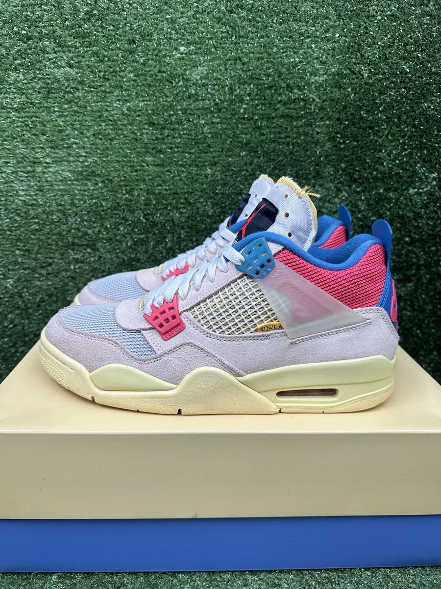 Size 9.5 - Jordan 4 Retro x Union LA Mid Guava Ice 194500712256| eBay