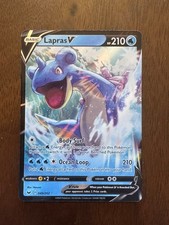 Lapras V 049/202 Holo V Rare Sword & Shield Pokemon Near Mint