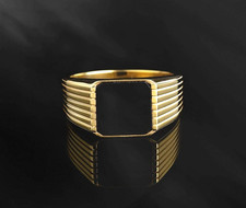 Black Onyx Ring, 925 Sterling Silver, Handmade Ring, Gift For Her, Fidget Ring