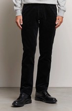 NEW Polo Ralph Lauren Corduroy Straight Leg Trouser Pants Black Youth Boys 16