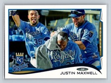 2014 Topps #594 Justin Maxwell Kansas City Royals